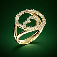 Anneau Namuri Femme in Or Diamante AN-NUDASUNCU/G